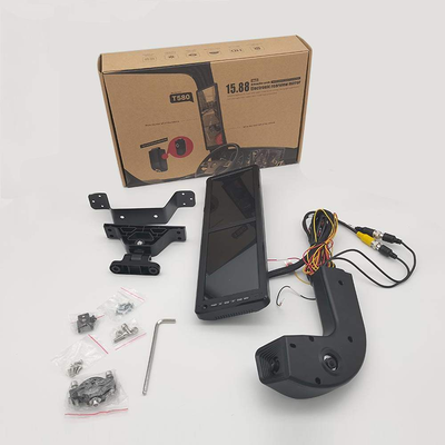 chất lượng  OEM Wholesale Vehicle Security System, 15.8" HD Dual Display Electronic Rearview Mirror with 2 Cameras Recording for MAN Bus Truck nhà máy