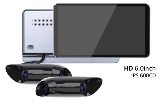 chất lượng  6.0 Inch IPS 600CD HD Digital Rear-View Mirror System with IP67 Dustproof and Waterproof Dual Side Cameras for Blind Spot Monitoring nhà máy