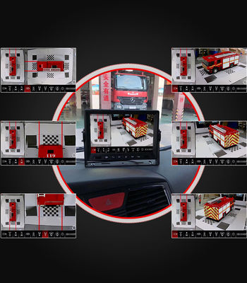 Commercial Fleet Camera System with Multi-View Monitoring and Night Vision for Trucks