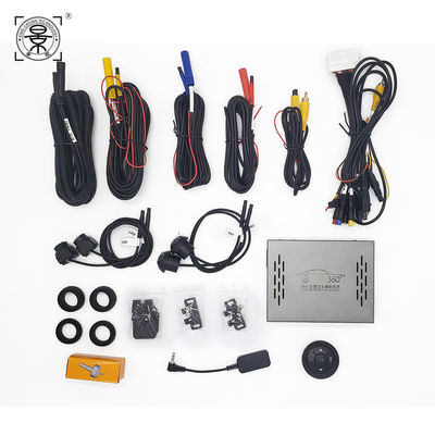 1080P HD 360 ° Bộ máy ảnh toàn cảnh xe hơi Chiếc máy ảnh nhìn mắt chim Chiếc máy xem xung quanh Hệ thống giám sát bãi đậu xe cho toàn bộ xe OEM ODM