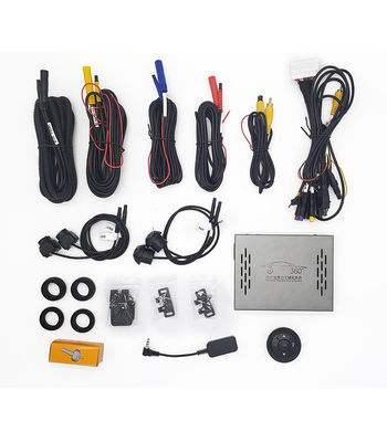 Hệ thống camera 360 độ 1080P HD 3D, Camera toàn cảnh bao gồm camera trước, bên và camera lùi sau cho xe hơi OEM ODM