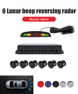 Hệ thống radar siêu âm 6 cảm biến đáng tin cậy để lùi xe an toàn với màn hình LED và cảnh báo âm thanh
