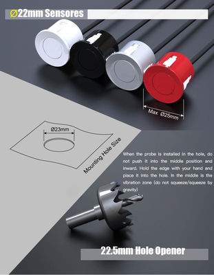 Hệ thống đỗ xe radar 8 cảm biến với màn hình LED và cảnh báo âm thanh cho xe hơi và xe tải