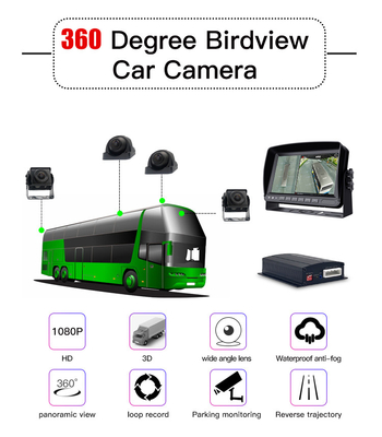 Hệ thống camera lùi 360 ô tô chống nước kỹ thuật số DC12V 24V