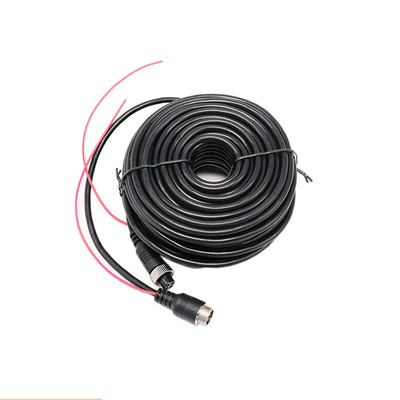 Kim loại PVC 4 pin Cáp hàng không chống mài mòn Chống kéo và đàn hồi