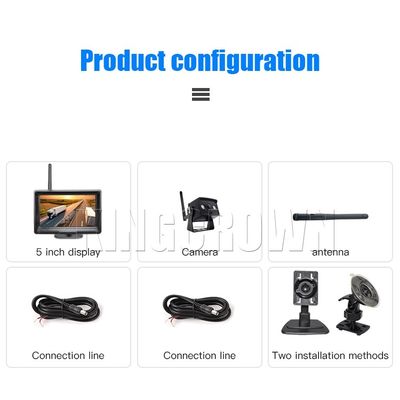 Tầm nhìn ban đêm Wi-Fi màn hình nhìn phía sau xe ô tô không dây, Camera sao lưu ngược không dây với bảo hành 1 năm cho xe thương mại hạng nặng Scania