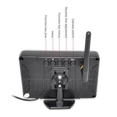 Bộ Camera lùi không dây 7 inch mới 12V 24V Màn hình camera lùi không dây cho xe tải xe nâng