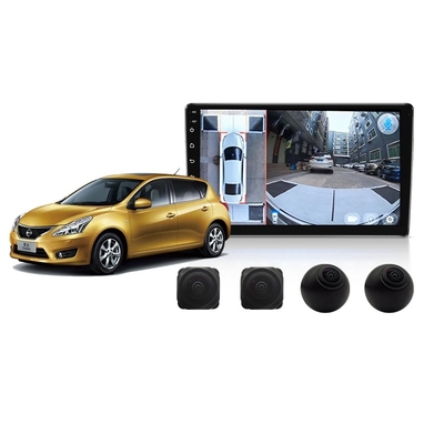 Máy ghi dữ liệu xe IP69 720P Hệ thống camera 360 ô tô Tránh điểm mù