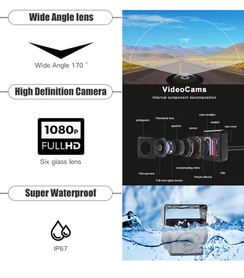 Camera xe nhìn đêm ODM Hệ thống bảo mật xe tự động liền mạch Hệ thống 360 Bird View
