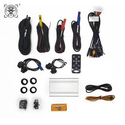 Hệ thống camera ô tô 360 độ đạt chứng nhận RoHS có tầm nhìn hai bên dành cho xe tải hạng nặng | Giải pháp giám sát xe DC12V 24V