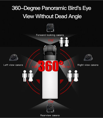 Hệ thống camera dự phòng xe cứu hỏa 360 với vỏ chống nước tầm nhìn ban đêm AHD 1080P cho hoạt động cứu hộ