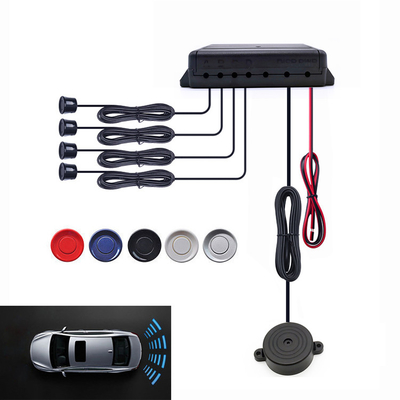 Hệ thống radar lùi ô tô 2,5W 9V đến 36V với 4 cảm biến đỗ xe Phát hiện khoảng cách