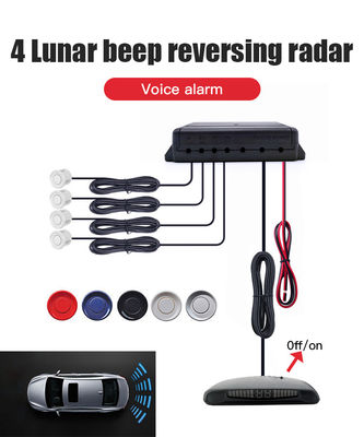 4 Sensors Car Parking Sensor System LED Distance Display Buzzer Alarm Reverse Radar Kit for universal car
