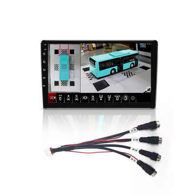 Hệ thống camera xe toàn cảnh 360 ° 10 inch, 3D Surround View, ghi âm 1080P, GPS 4G WiFi, OEM ODM có sẵn