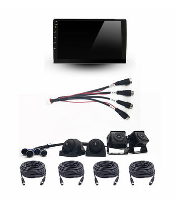 Hệ thống camera xe toàn cảnh 360 ° 10 inch, 3D Surround View, ghi âm 1080P, GPS 4G WiFi, OEM ODM có sẵn