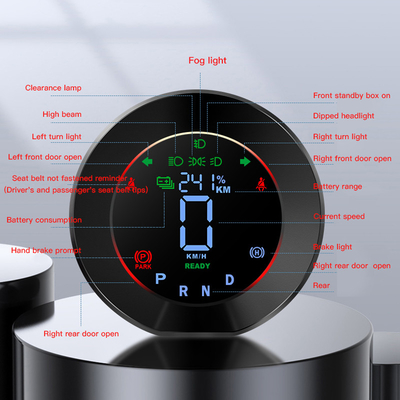 Cụm công cụ kỹ thuật số tùy chỉnh 3 Mô hình 1280 * 480 Vô lăng HUD Màn hình RoHS