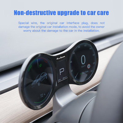 Đa chức năng Bảng điều khiển kỹ thuật số Tesla Model 3 Màn hình LCD hiển thị đa đồng hồ