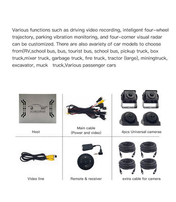 AHD MDVR Camera System for Trucks with Remote Access and Parking Monitoring