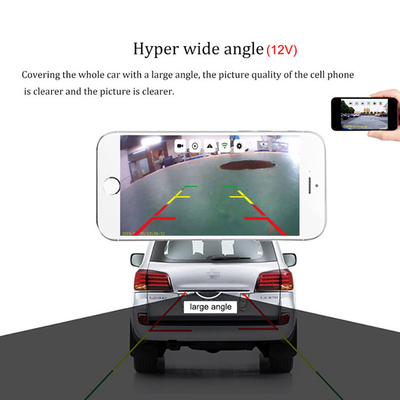 Camera góc rộng 170 độ Wifi ô tô Phía sau Đảo ngược Tầm nhìn ban đêm rõ ràng
