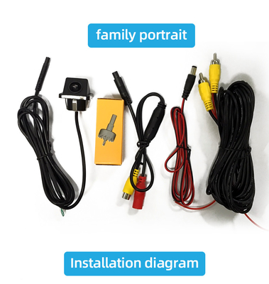 Camera lùi đa năng 12V DC Màu đen cho ô tô / xe tải / SUV