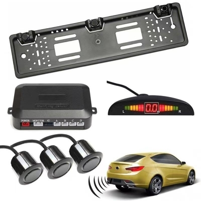 3 Cảm biến đậu xe màn hình LED Hệ thống Radar Cấp đằng sau xe hơi