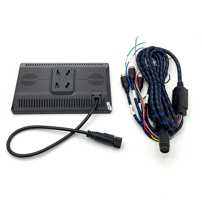 góc rộng 170° Chiếc xe gương chiếu phía sau 18 PIN Video Output Mode ABS Nhựa chống gió gương chiếu phía sau