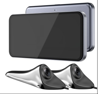 Gương chiếu hậu bên hông ô tô chống nước đa năng với camera điểm mù 12V-24V