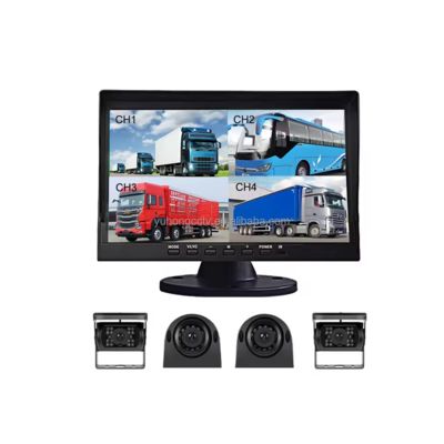 Hệ thống camera giám sát xe tải/xe buýt chống sương mù nhìn đêm 360 độ 36V DC