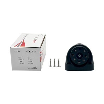 Heavy-Duty Truck Side View Camera with Waterproof Design, Compact Housing and Night Vision for Commercial Vehicles
