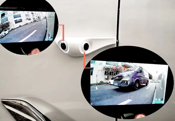 Hệ thống camera kép AHD 1080P nhìn ngang xe hơi Màn hình 7 inch Bộ dụng cụ giám sát an toàn gắn nhãn dán đầu nối RCA cho Suzuki Swift Hatchback