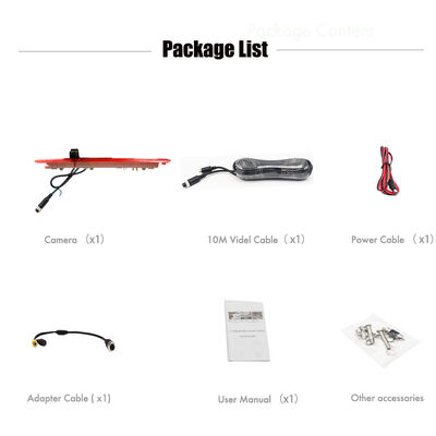 Camera lùi tích hợp đèn phanh trên cao cho xe tải Mercedes-Benz