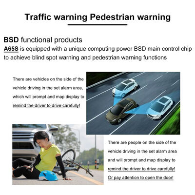 Camera chiếu hậu AHD 1080P cao cấp với thiết kế vây cá mập và màn hình 6.25 inch để hỗ trợ đỗ xe và cảnh báo điểm mù