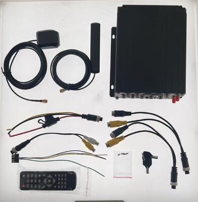 4CH Mobile DVR System for Trucks with Night Vision and Remote Fleet Surveillance