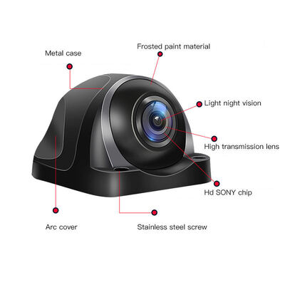 1080P AHD Starlight Side View Camera, Máy ảnh gắn bên xe chống nước cho xe tải, OEM ODM có sẵn