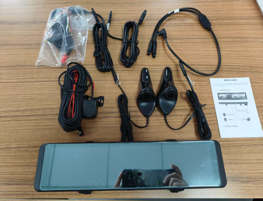 IPoster 11.3in 4ch Touch Screen Car DVR System AI BSD Blind Spot Detection Dash Camera 4K 360 View Loop Recording Split Screen