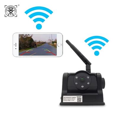 Camera sao lưu WiFi không dây với góc rộng có thể điều chỉnh 140° Độ phân giải HD 720P và chống nước chống bụi IP67 cho xe tải và RV