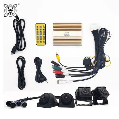 4 kênh 360 độ Panoramic View Heavy Duty Truck Camera System với giám sát xung quanh