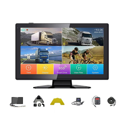 Màn hình MDVR chia đôi màn hình 10 inch 4CH IPS Camera dự phòng chống nước Dash Cam Hỗ trợ đảo ngược để giám sát đội xe buýt bán tải