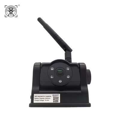Camera dự phòng không dây WiFi từ tính chống nước IP67 720P HD với pin 6400mAh cho xe tải RV