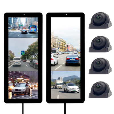 Màn hình gương cảm ứng 12,3 inch, Camera lùi AHD 1080P với tầm nhìn 360° & Hệ thống an toàn phát hiện điểm mù cho xe tải và xe buýt