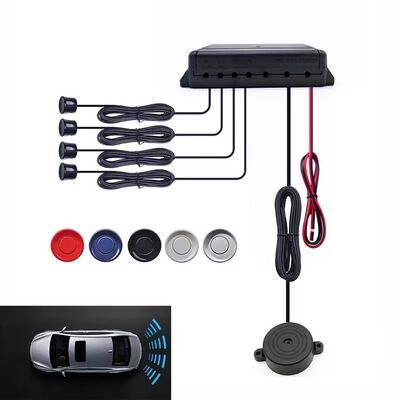 Hệ thống radar đỗ xe lùi 4 cảm biến chống nước IP67 với khoảng cách phát hiện 0.3-2M cho ô tô và xe tải