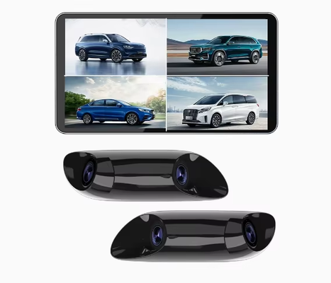 6.0 Inch HD Màn hình gương chiếu hậu điện tử với camera kép điểm mù, nhìn đêm, hệ thống giám sát an toàn xe hơi cắm là chạy