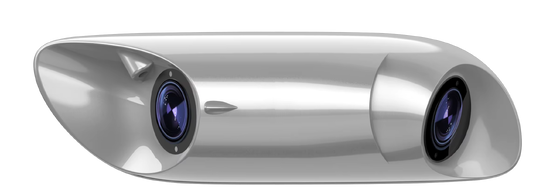 6 inch IPS 600CD Brightness CMS Hệ thống gương mặt phía sau kỹ thuật số với camera hai bên và bộ giám sát điểm mù chống thấm IP67