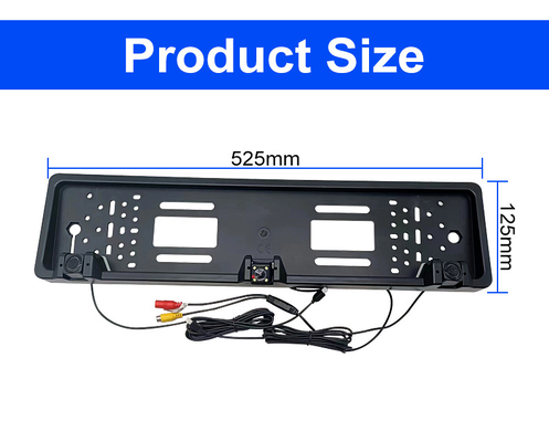 Camera khung biển số xe bán chạy nhất EU, Camera lùi dự phòng chống nước IP67 Camera lùi đỗ xe với bộ radar, có sẵn OEM