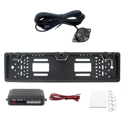 Hot bán EU xe buôn bảng giấy phép khung cảm biến đậu xe, IP67 chống nước phía sau nhìn Backup cảm biến đậu xe với bộ radar, OEM có sẵn