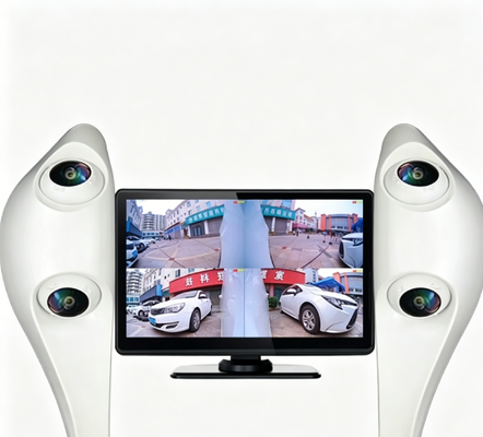 Hệ thống camera kép AHD 1080P nhìn ngang xe hơi Màn hình 7 inch Bộ dụng cụ giám sát an toàn gắn nhãn dán đầu nối RCA cho Suzuki Swift Hatchback