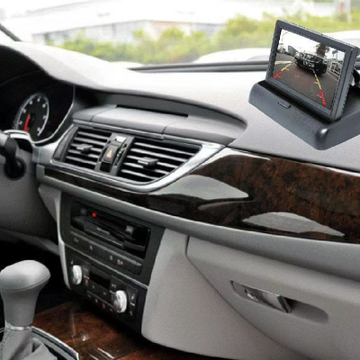4.3" Digital TFT LCD Foldable Screen Monitor, Car Reverse Rear View Camera Display, for Mazda CX-5 OEM Available
