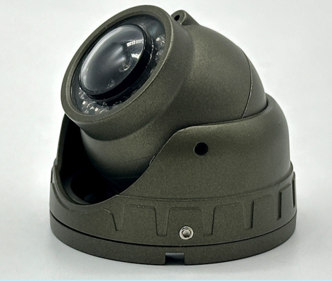 Camera vòm chống cháy nổ kim loại với tầm nhìn ban đêm hồng ngoại và chống nước IP68 cho xe tải và xe buýt