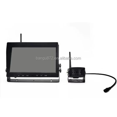 10 Inch 4 Channel Wireless Vehicle Monitor System with 1080P HD Waterproof Cameras for Trucks and Trailers