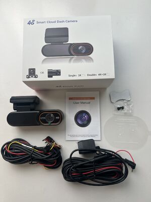 4G LTE 2K HD Smart Dash Cam với theo dõi GPS để theo dõi xe trong thời gian thực